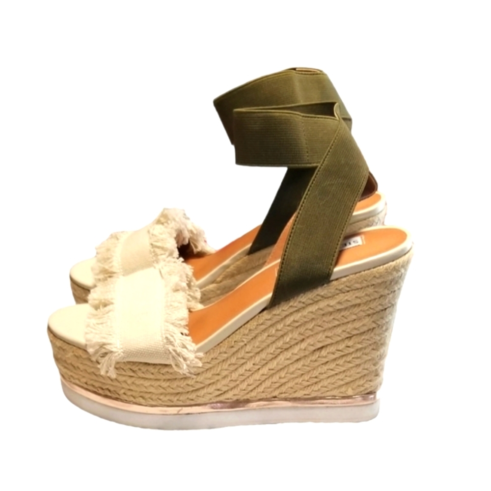 Steve Madden Venus Slip On Fringe Wedge